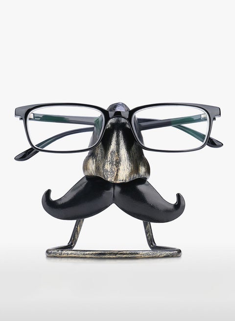 Tooarts Big Nose And Beard Shaped Eyeglass Holder Multicolour 13x6x12.00centimeter