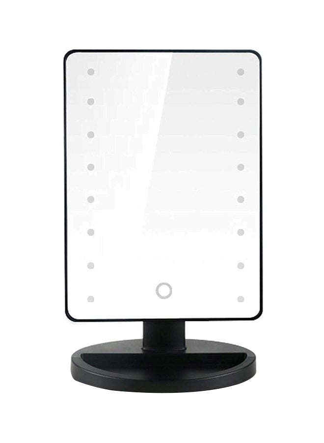 بي إي دبليو مرآة لوضع مستحضرات التجميل مع مصابيح LED أسود/فضي - Image 1