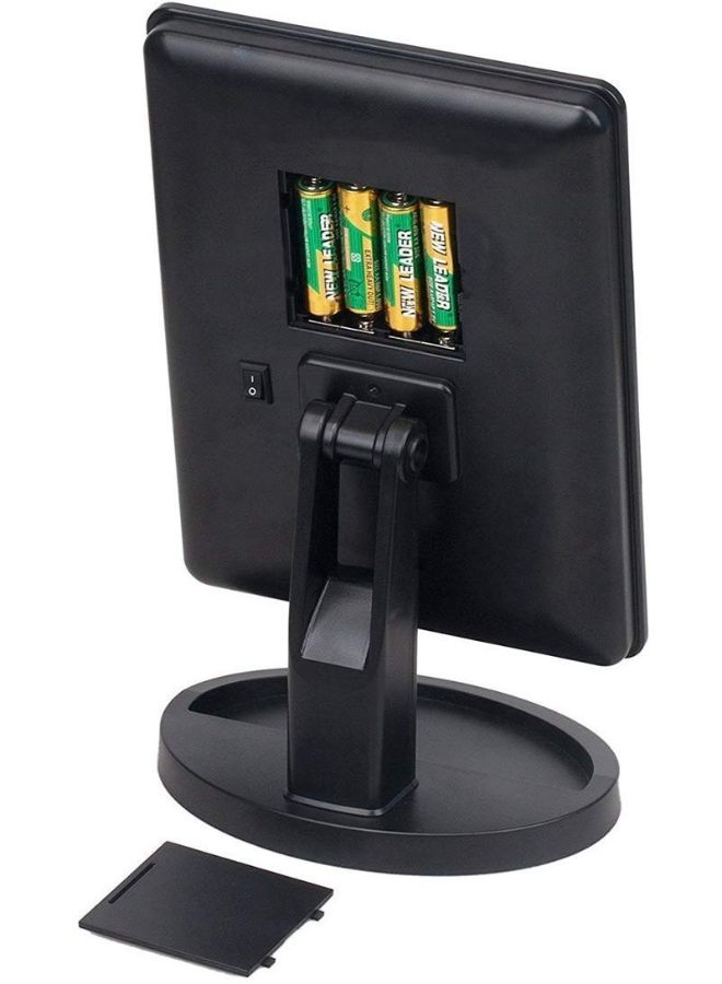 بي إي دبليو مرآة لوضع مستحضرات التجميل مع مصابيح LED أسود/فضي - Image 2