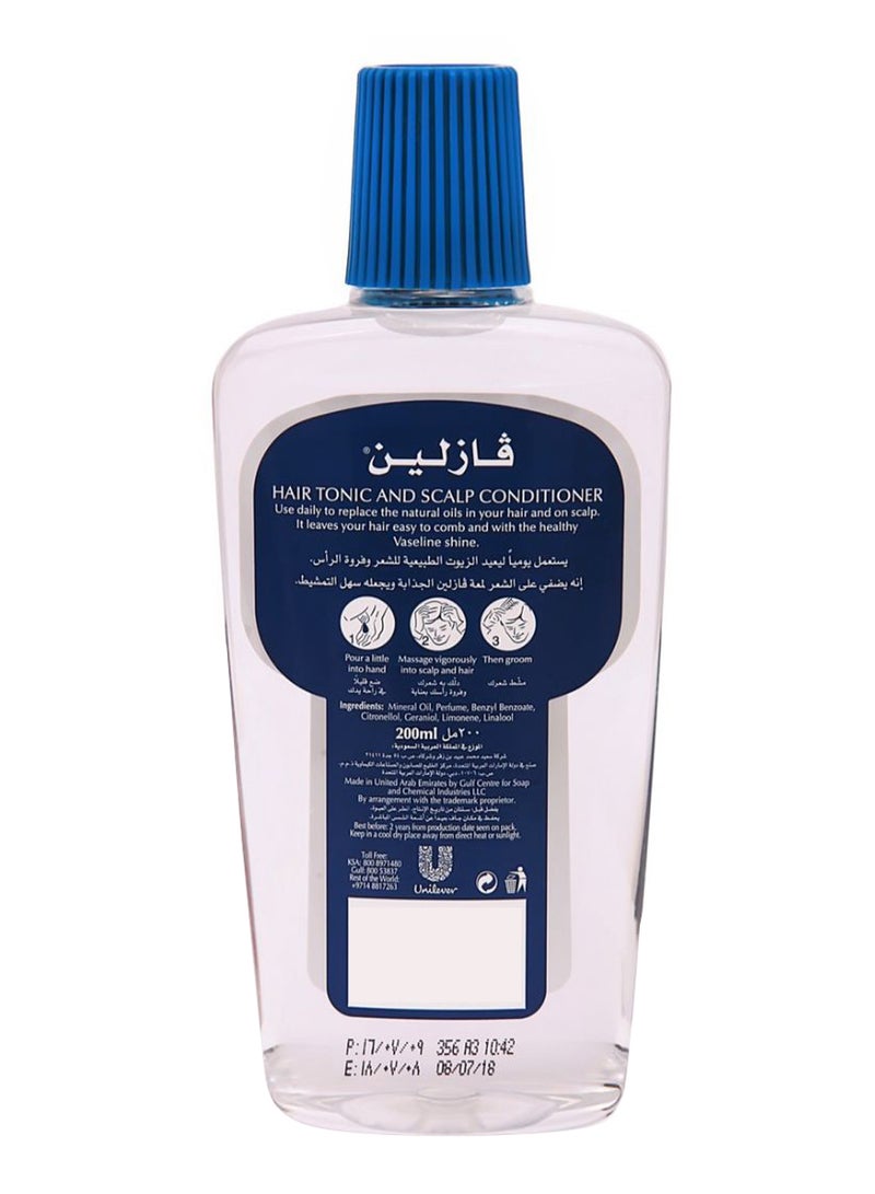 Vaseline Hair Tonic And Scalp Conditioner 200ml  - Image 2