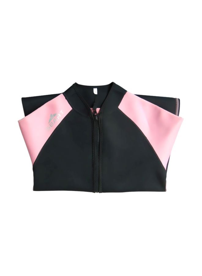 سبارت بدلة رياضية بأكمام قصيرة. أسود/وردي - Image 3