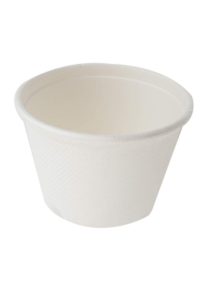 Golden Apple Biodegradeable Storage Cup White  - Image 1