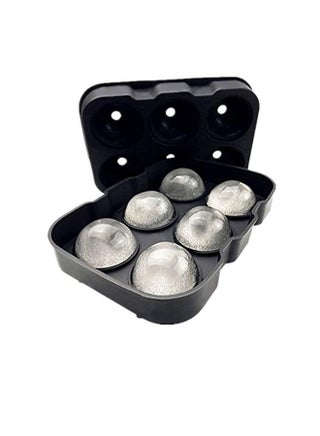 6-Piece Silicone Ice Cube Tray Black - v1575900565/N32575438A_1