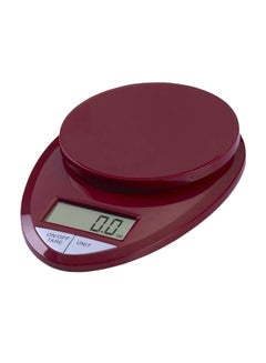 Precision Pro Digital Kitchen Scale Maroon