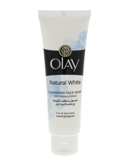 Olay Natural White Cleansing Face Wash 100grams  - Image 1