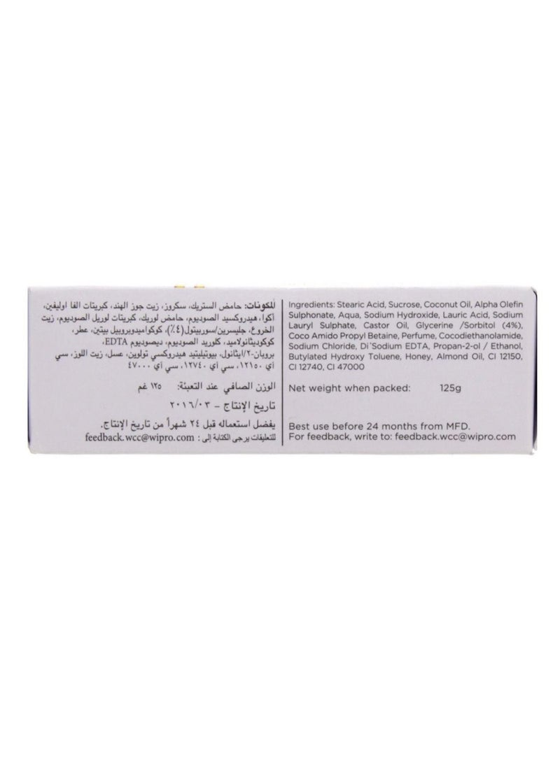 سانتور صابون الاستحمام بيور جلو بالعسل وزيت اللوز والجلسرين 125جرام  - Image 2