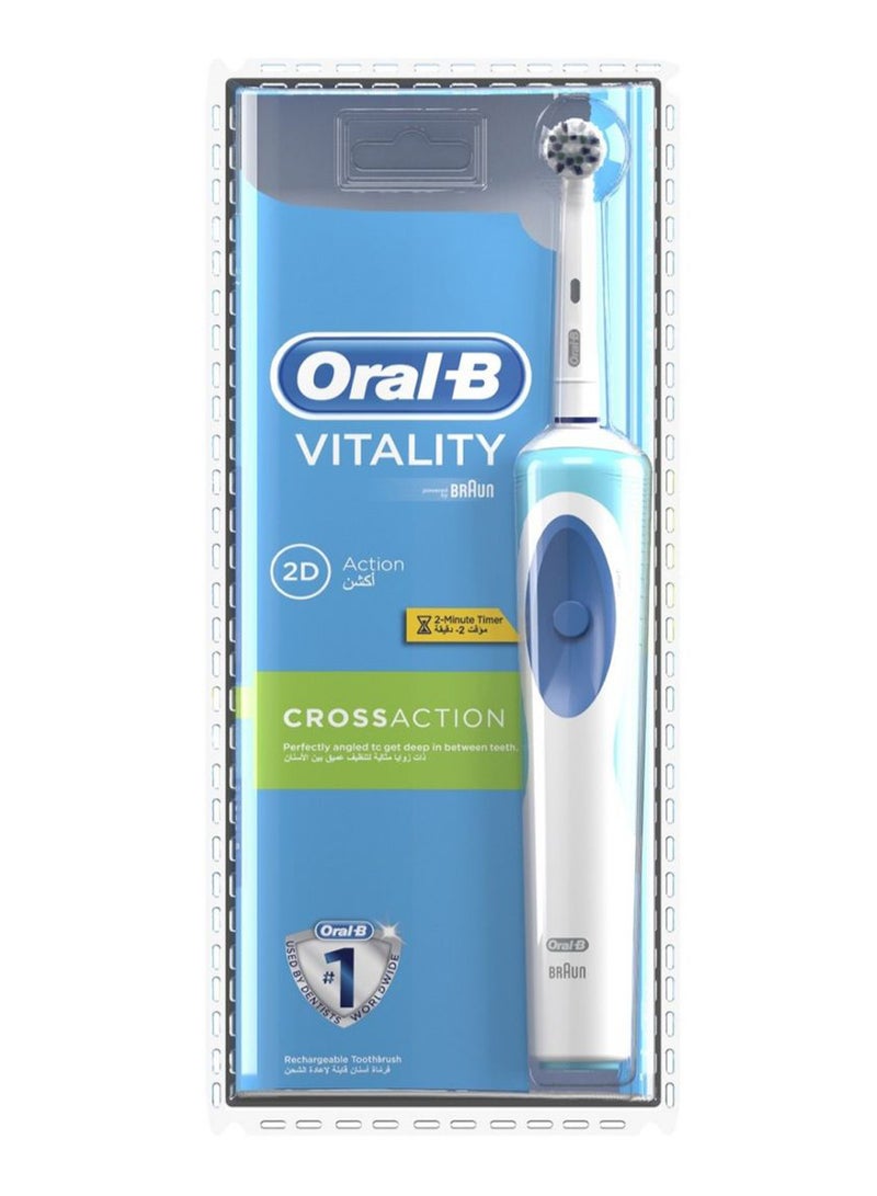 Oral-B Vitality Electric Rechargeable Toothbrush White/Blue 