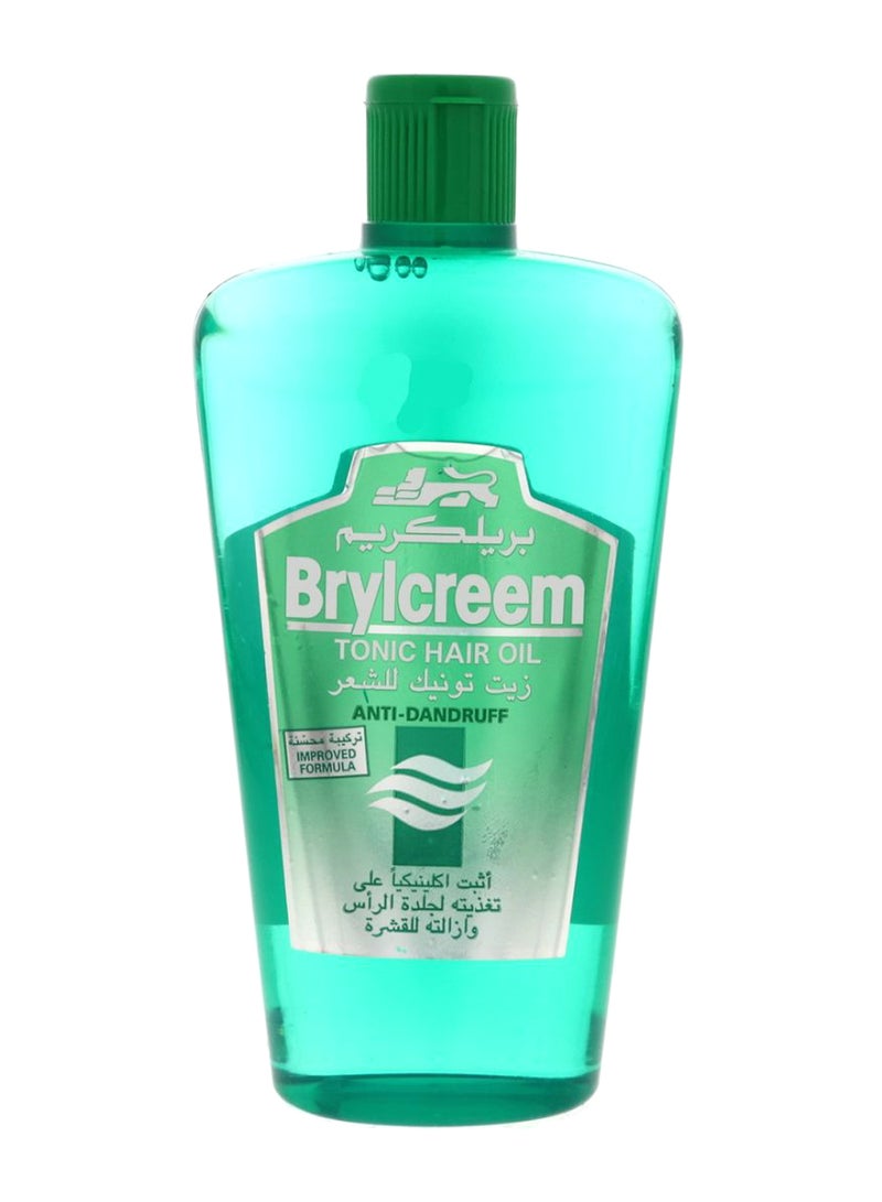 بريلكريم زيت تونيك للشعر ضد القشرة أخضر 300ملليلتر - Image 1