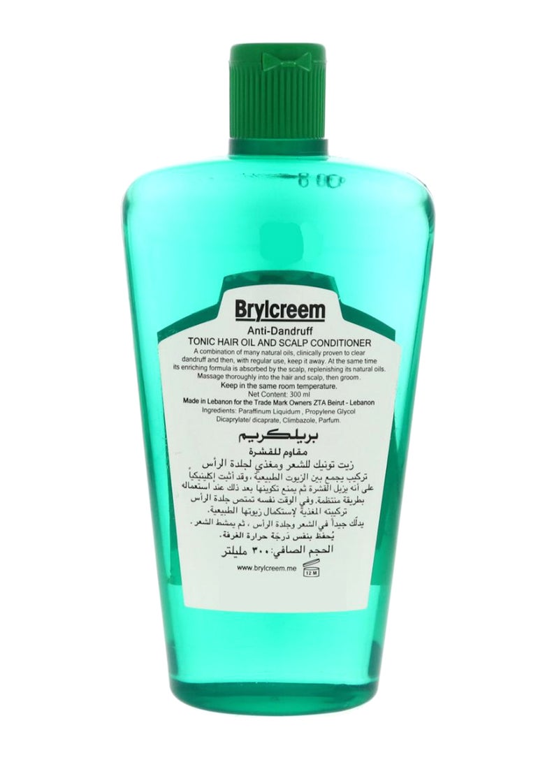 بريلكريم زيت تونيك للشعر ضد القشرة أخضر 300ملليلتر - Image 2