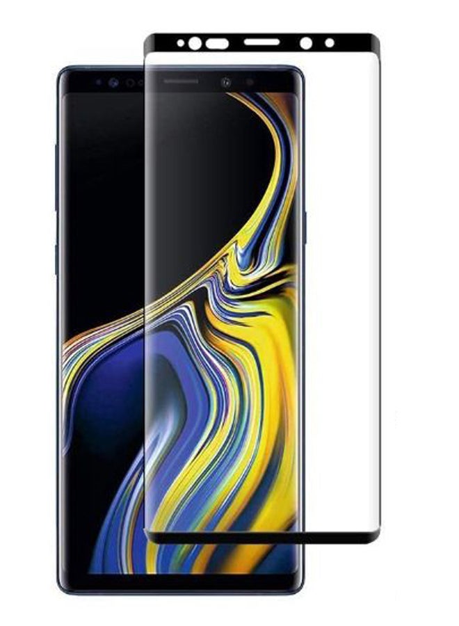 Generic - Tempered Glass Screen Protector For Samsung Galaxy Note 9 Black/Clear - Image 1