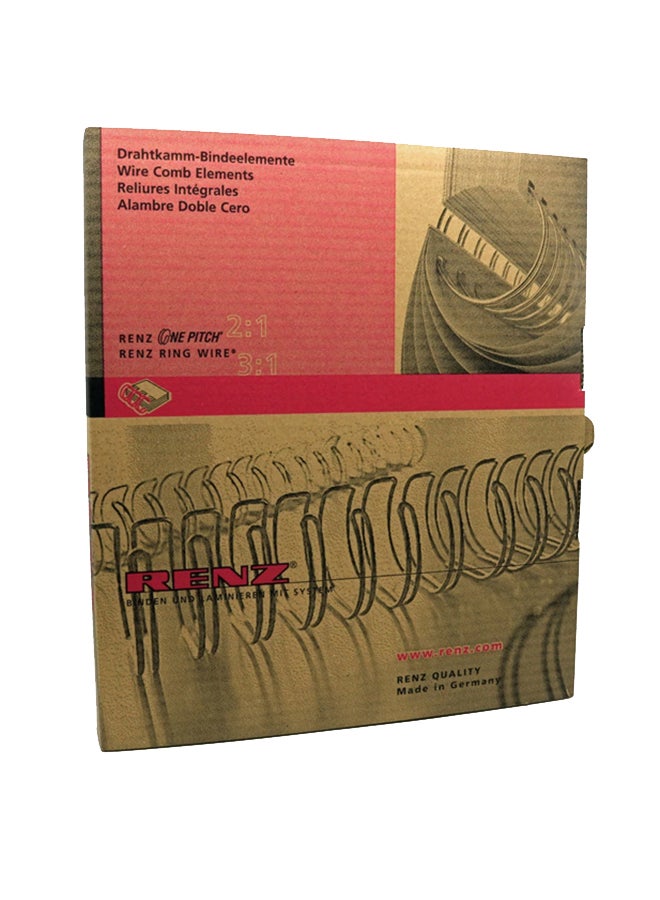 RENZ 100 Piece A4 Binding Wire Set White - Image 1