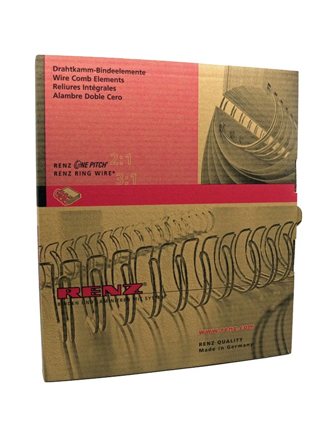 RENZ 50 Piece A4 Binding Wire Set Black  - Image 2