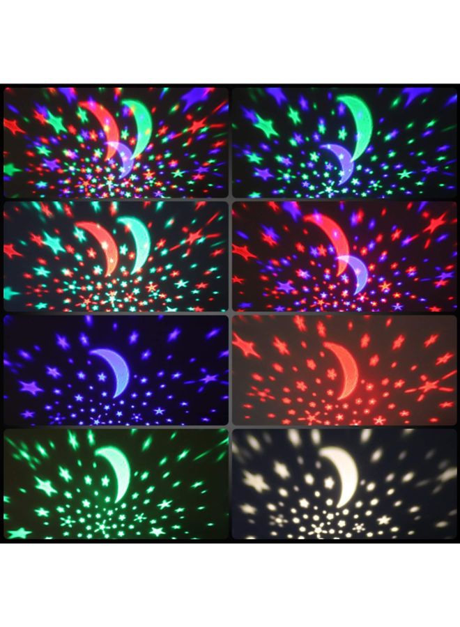 Luckkid - Color Changing Night Lamp Multicolour 4.7 x 4.7 x 5.3inch - Image 1