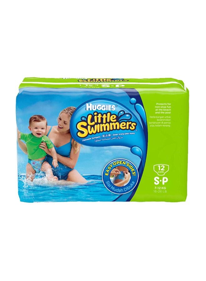 هجيز حفاضات خاصة للسباحة من هاجيز للاستعمال لمرة واحدة لوزن 7-12 كجم- 12 قطعة - Image 1