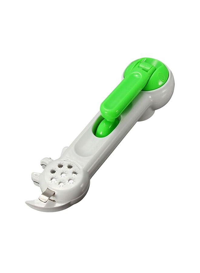Generic 7 In 1 Can Opener Green/White 20cm  - Image 1