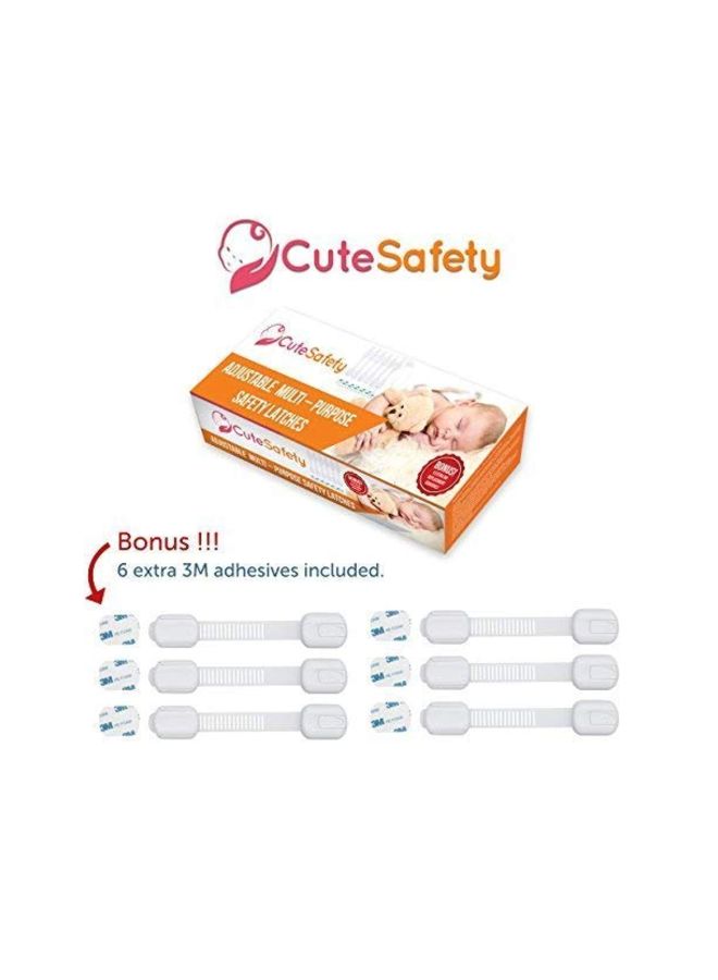 CUTESAFETY - 6-Piece Safety Door Lock Strap - Image 1