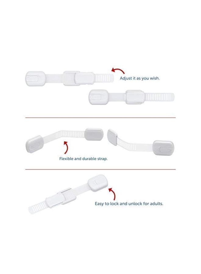 CUTESAFETY - 6-Piece Safety Door Lock Strap - Image 1