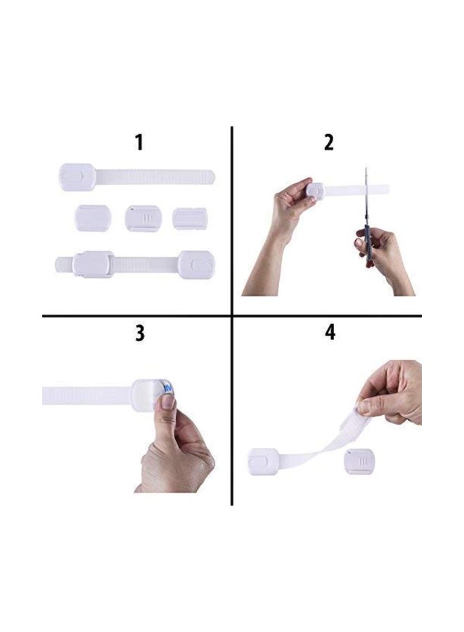 CUTESAFETY - 6-Piece Safety Door Lock Strap - Image 1