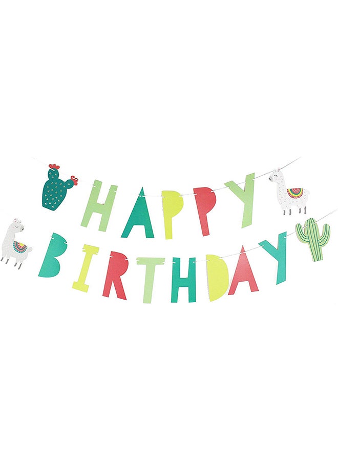 ميريلولو ملصق احتفالات بجملة Happy Birthday 55 x 62بوصة - Image 1