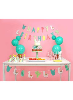 Merrilulu Happy Birthday Party Banner 55 x 62inch  - Image 2