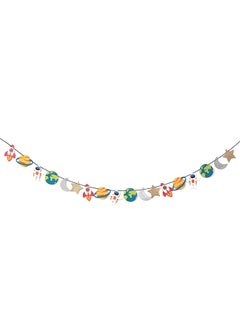 Merrilulu Trip to The Moon Bunting Banner 110inch  - Image 1