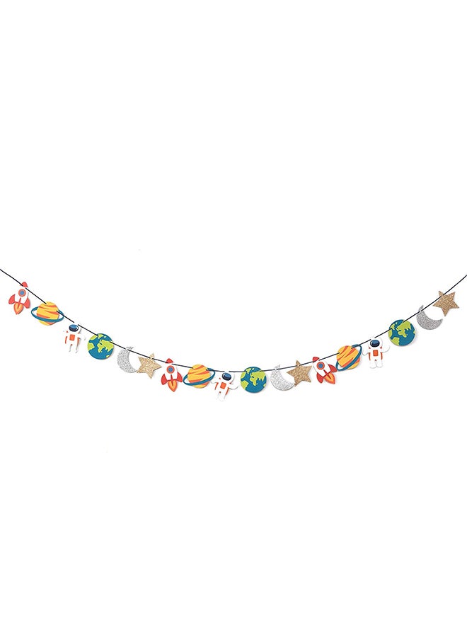 Merrilulu - Trip to The Moon Bunting Banner 110inch - Image 1