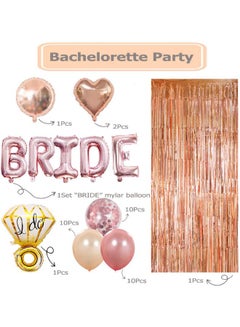 Haptda Bride Bachelorette Party Decoration Balloon Set Made Up With Premium Quality 27.94x15.24x2.54cm  - Image 4