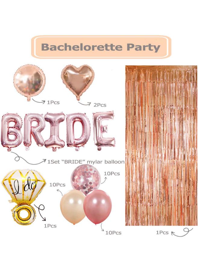 Haptda Bride Bachelorette Party Decoration Balloon Set Made Up With Premium Quality 27.94x15.24x2.54cm  - Image 4