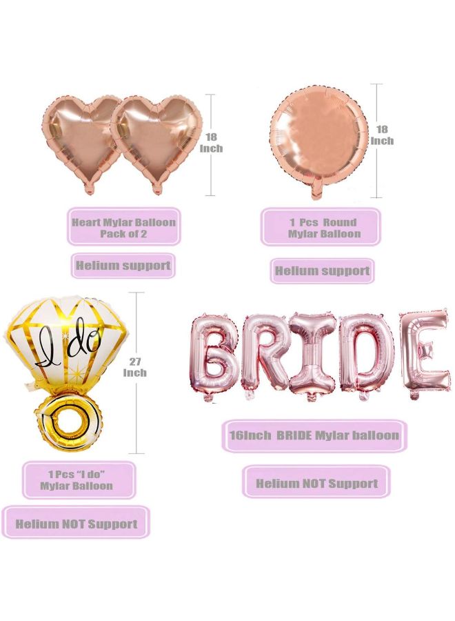 Haptda Bride Bachelorette Party Decoration Balloon Set Made Up With Premium Quality 27.94x15.24x2.54cm  - Image 5