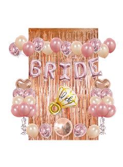 Haptda Bride Bachelorette Party Decoration Balloon Set Made Up With Premium Quality 27.94x15.24x2.54cm  - Image 1