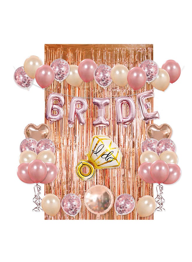 Haptda Bride Bachelorette Party Decoration Balloon Set Made Up With Premium Quality 27.94x15.24x2.54cm  - Image 1