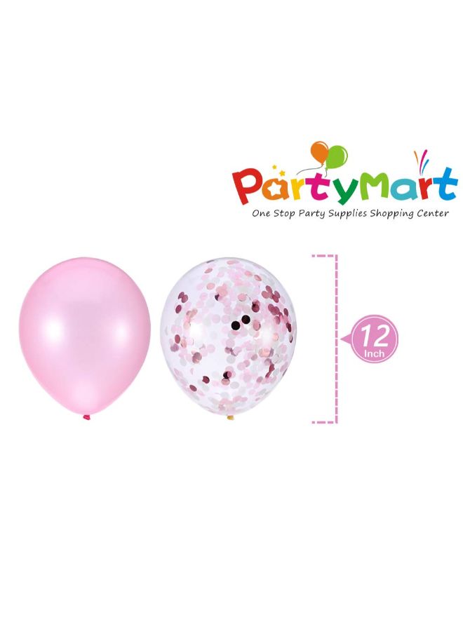 Party Nice Number 1 Balloon Confetti Balloon 32inch - Image 3