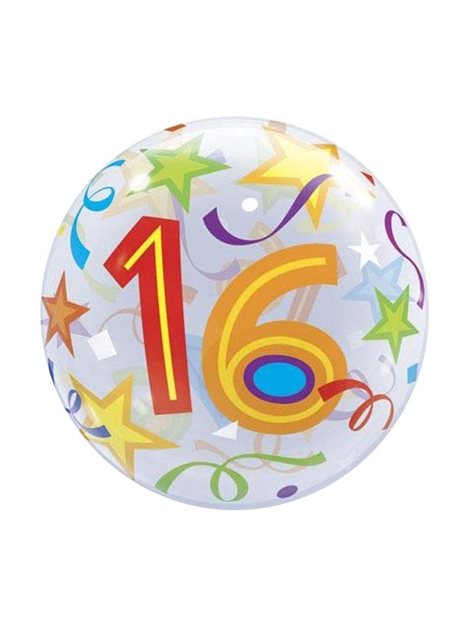 Qualatex Brilliant Stars Bubble Balloon 22inch