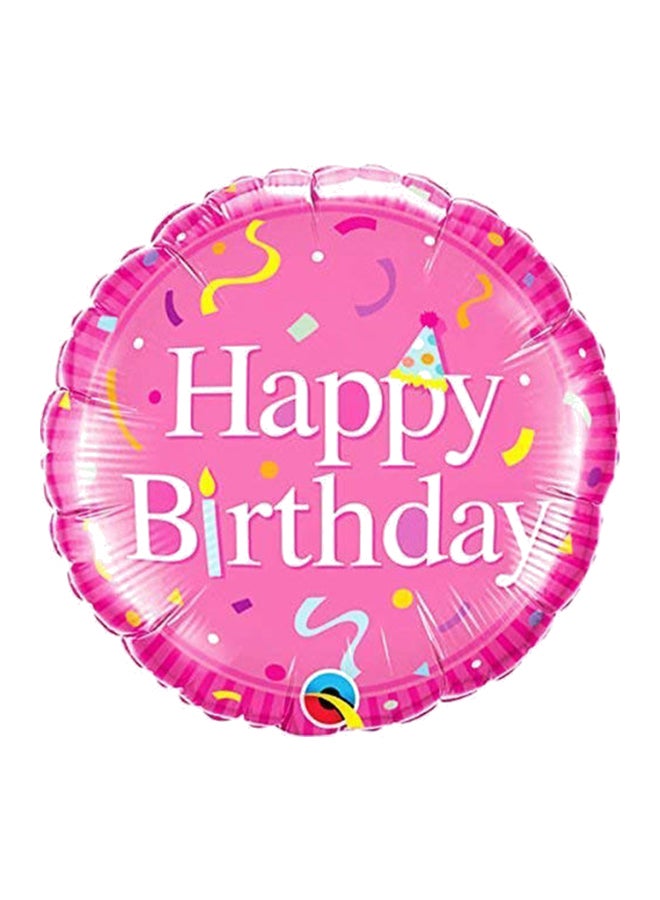 Qualatex - Happy Birthday Foil Balloon 18inch - Image 1
