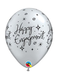 Pack Of 6 Engagement Sparkles Latex Balloon 11inch - v1575966355/N32562892A_1