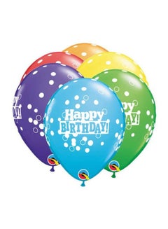 6-Piece Happy Birthday Confetti Dots Latex Balloon 11inch - v1575966359/N32562900A_1