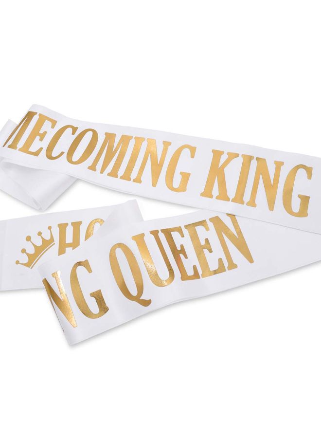TTCOROCK Homecoming King And Homecoming Queen Printed Sash - Image 5