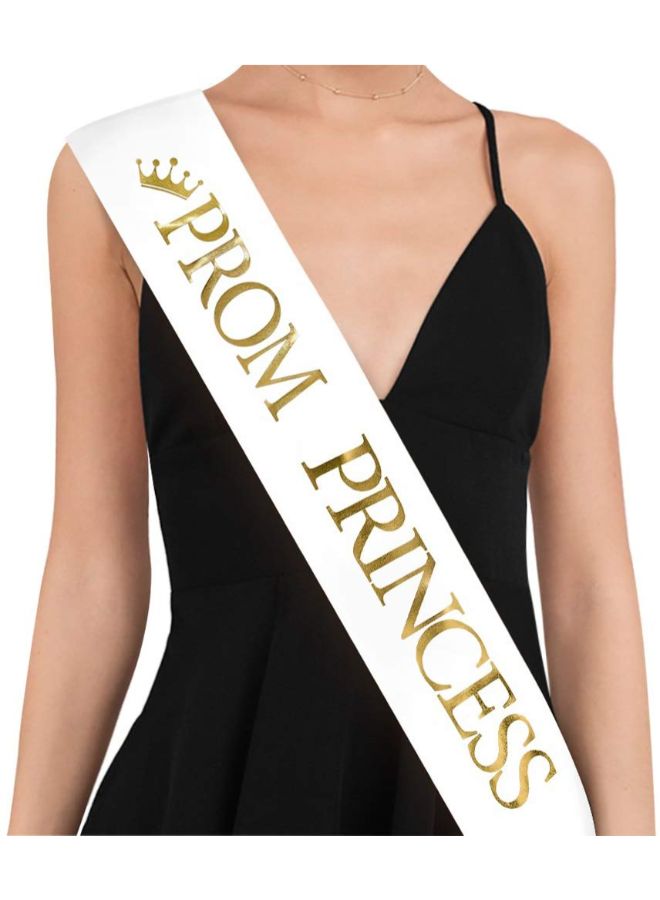 TTCOROCK Prom Prince And Prom Princess Printed Sashes 68inch - Image 2