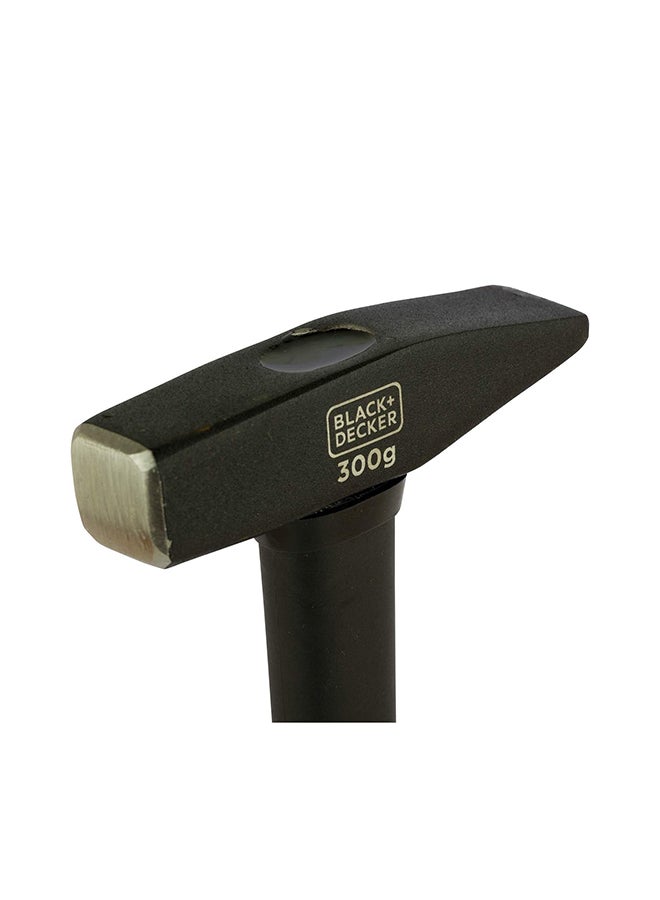 BLACK+DECKER - 7 oz. 300g Metal DIN Hammer with Fiberglass Handle, Orange/Black - BDHT51394, Black/Orange 300grams - Image 1