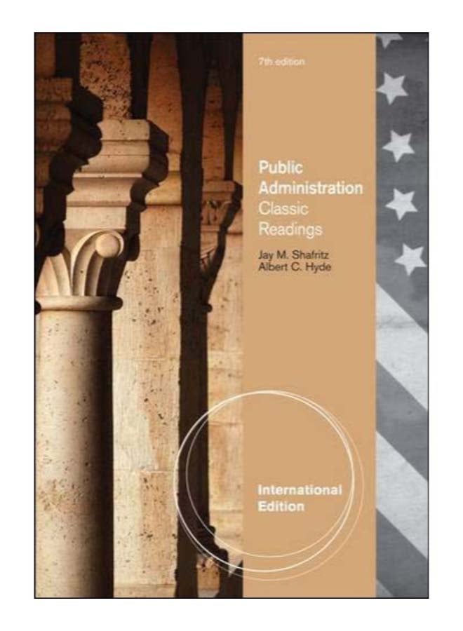 Public Administration Classic Readings hardcover english - 1-Jan-80 