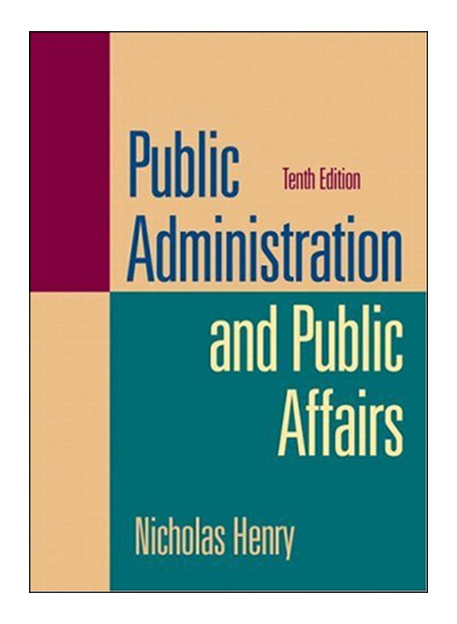 Public Administration And Public Affairs hardcover english - 22-Aug-06