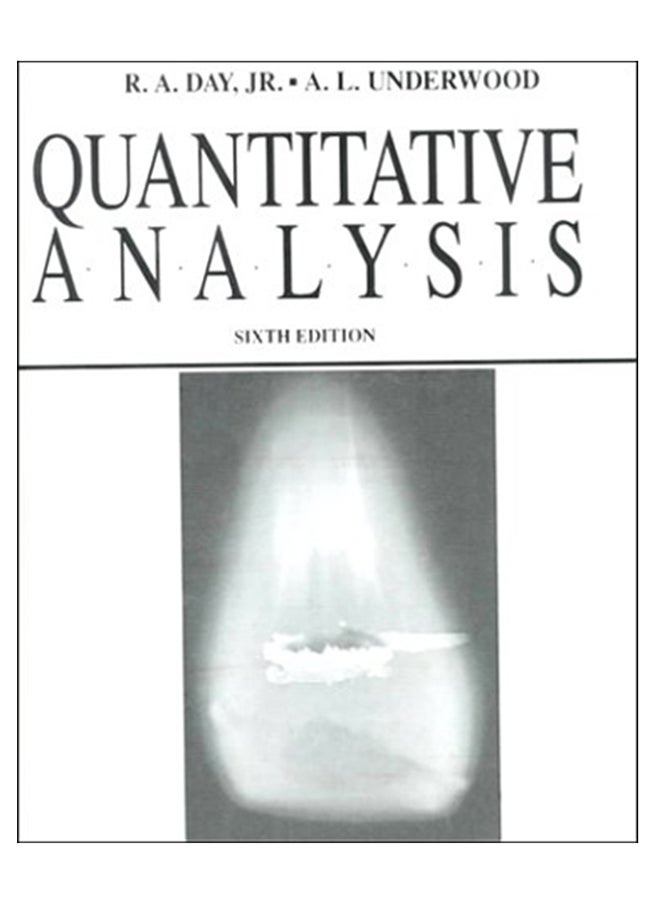 Quantitative Analysis Paperback English by R.A. Day - 4-Jan-91