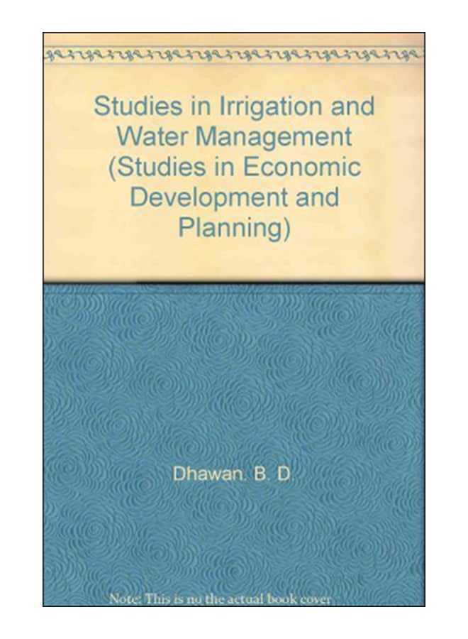 Studies In Irrigation And Water Management hardcover english - 1-Jul-90 