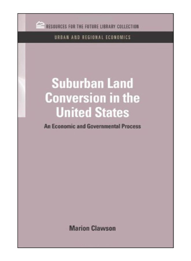 null - Suburban Land Conversion In The United States hardcover english - 19-Jan-11 - Image 1