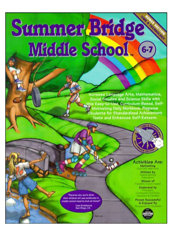 Summer Bridge Middle School Grades 6-7 Paperback English by Frankie Long - 1-Aug-98