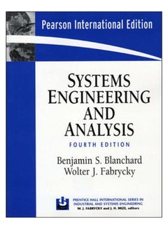 Systems Engineering And Analysis paperback english - 1-Jul-05