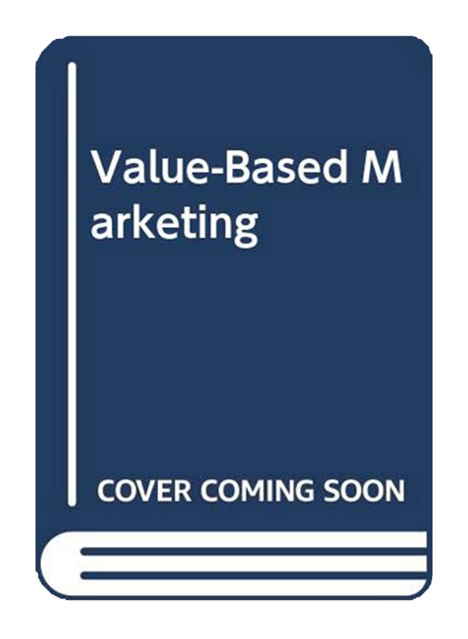 Value-Based Marketing paperback english - 16-Aug-07