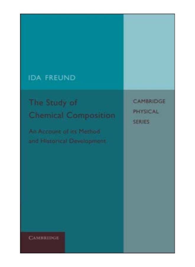 The Study Of Chemical Composition paperback english - 8-May-14
