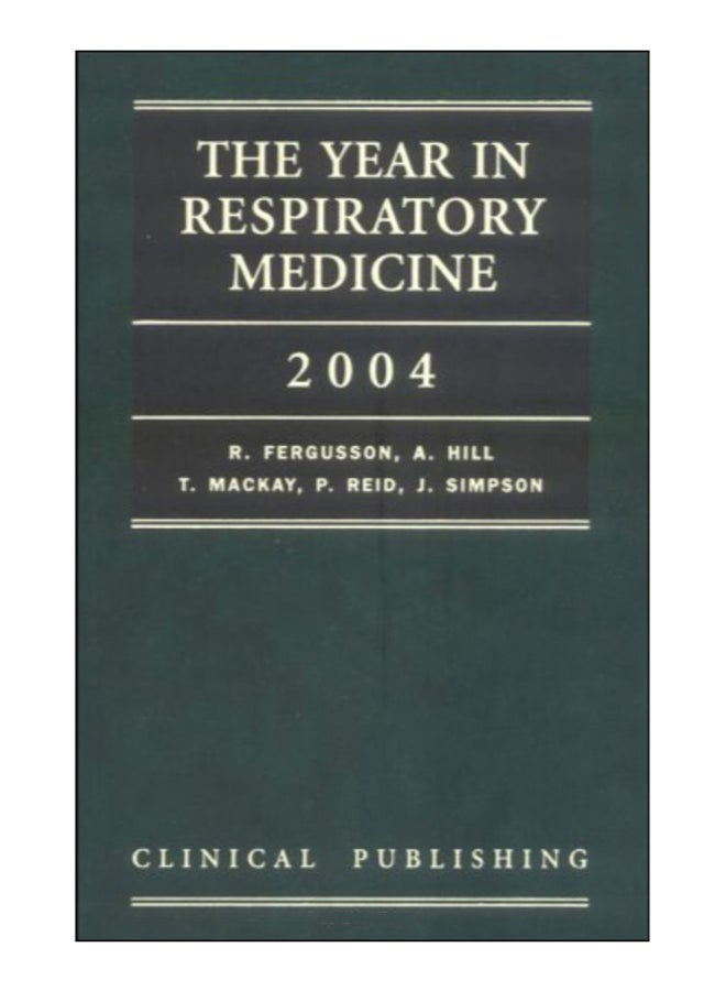 The Year In Respiratory Medicine 2004 hardcover english - 14-Jun-04 