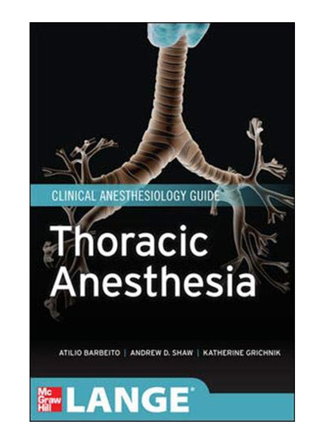 Thoracic Anesthesia paperback english - 16-Jul-12